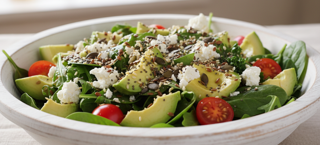 découvrez une recette facile et savoureuse de salade gourmande à l’avocat et fromage de brebis, parfaite pour un repas léger et délicieux.