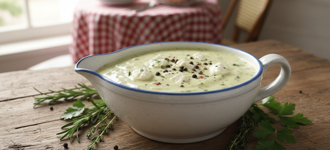 découvrez notre sauce crémeuse au poivre vert et fromage frais, parfaite pour apporter une touche gourmande et raffinée à vos plats préférés.