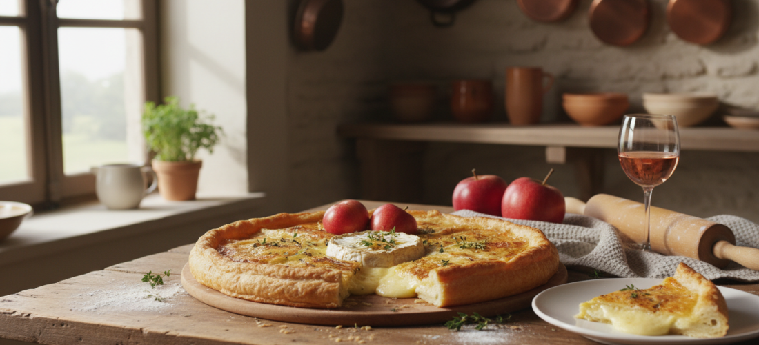découvrez notre délicieuse tarte au camembert, un régal gourmand alliant saveurs crémeuses et pâte croustillante, parfaite pour toutes vos envies de douceur salée.