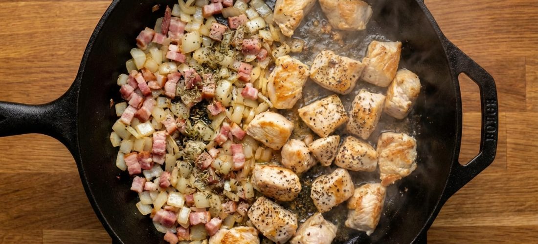 découvrez une délicieuse tartiflette revisitée avec du poulet et du fromage bleu, pour une recette gourmande et originale qui séduira vos papilles.