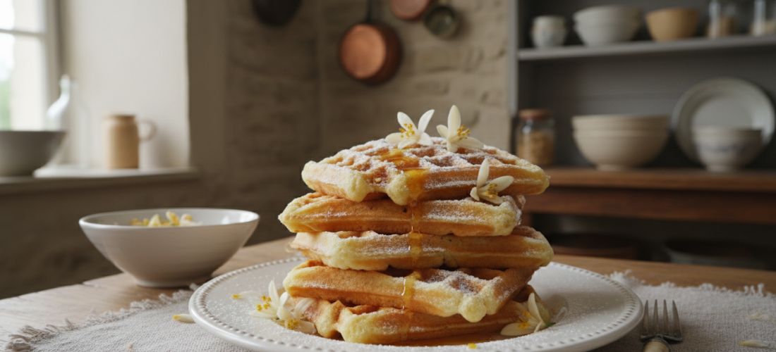 découvrez notre recette simple et gourmande de gaufres aériennes à la fleur d’oranger, pour un dessert léger et parfumé qui ravira vos papilles.