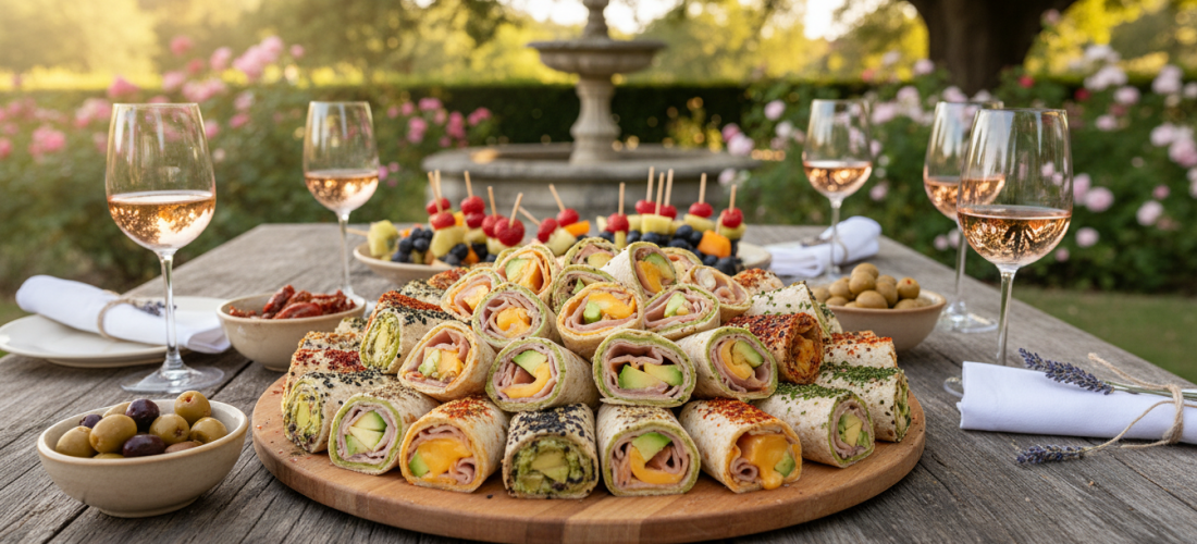 découvrez nos délicieux minis wraps légers alliant avocat crémeux, jambon savoureux et fromage fondant, parfaits pour une collation gourmande et saine.