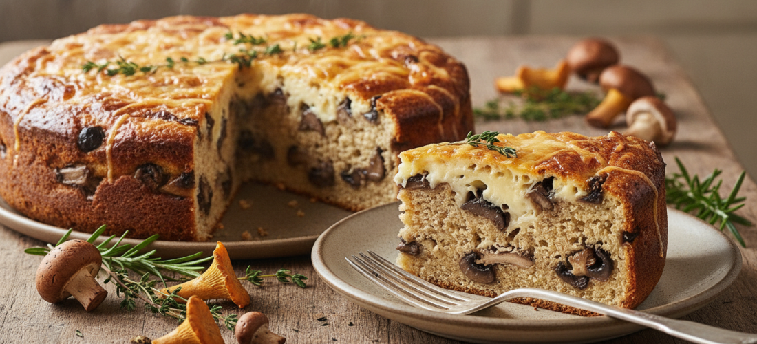 découvrez notre recette facile et gourmande de cake moelleux aux champignons forestiers et fromage fondant, parfait pour un repas savoureux et réconfortant.