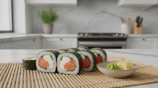 découvrez notre recette facile et gourmande de makis au saumon fumé et fromage frais, parfaite pour un repas savoureux et rapide à préparer.