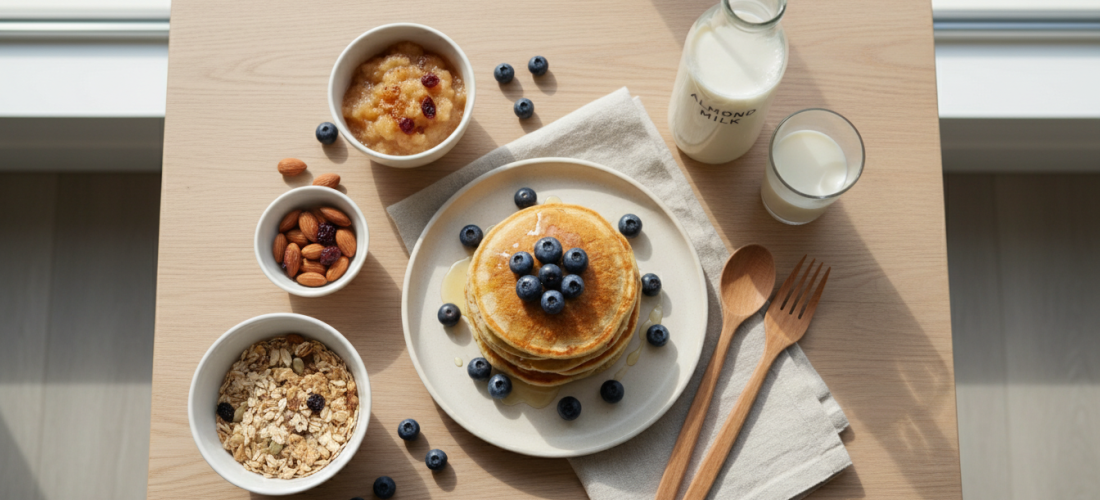 découvrez la recette detox parfaite pour bien démarrer la journée : des pancakes légers et délicieux aux myrtilles, rapides à préparer et pleins de saveurs.