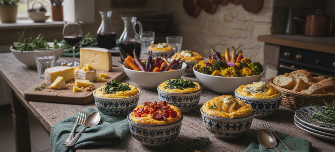 découvrez notre recette simple et savoureuse de soufflé au fromage et chou-fleur, parfaite pour régaler toute la famille avec un plat léger et gourmand.