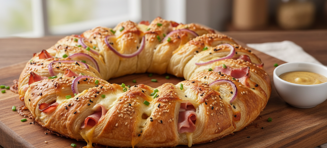 découvrez la couronne feuilletée, une alternative raffinée aux toasts et verrines, idéale pour impressionner vos invités lors du réveillon. facile à préparer et délicieuse, elle ravira toutes les papilles.