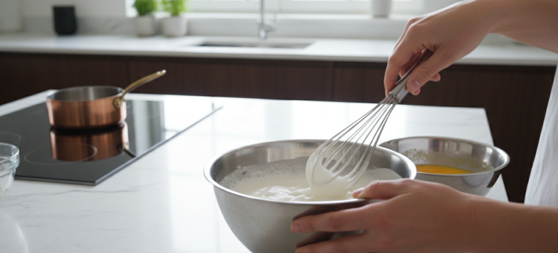 apprenez à préparer en 15 minutes une omelette soufflée au comté, légère et fondante, parfaite pour réunir toute la famille autour d'un repas convivial et savoureux.