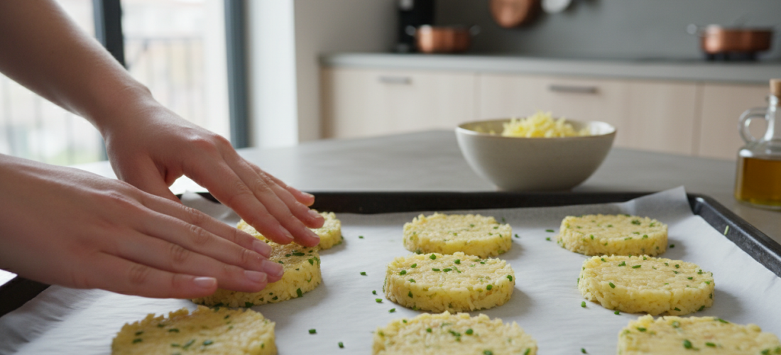préparez en 10 minutes des galettes de pommes de terre croustillantes, légères et savoureuses, une alternative saine et gourmande aux frites pour régaler toute la famille.