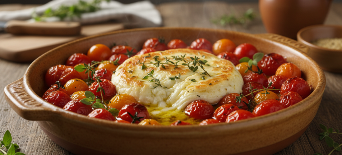 découvrez la recette parfaite de feta fondante et tomates rôties au four, une explosion de saveurs méditerranéennes pour un plat savoureux et facile à préparer.
