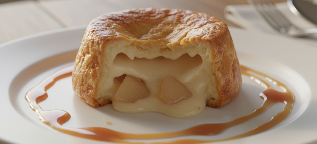 découvrez notre fondant aux poires, un dessert raffiné alliant un cœur fondant à une croûte dorée, pour une douceur délicieusement tendre et gourmande.