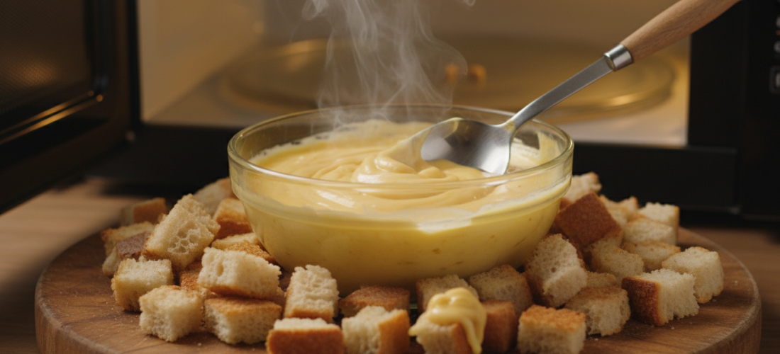 découvrez la fondue minute au micro-ondes, une recette rapide et gourmande pour savourer une délicieuse fondue en un rien de temps. parfaite pour les soirées improvisées !
