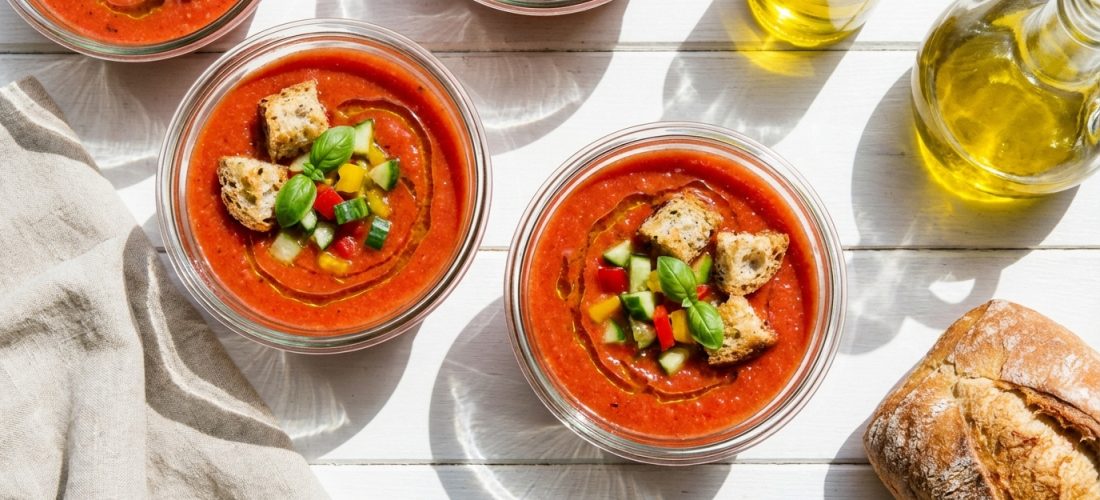 découvrez notre recette de gaspacho maison parfait, avec une astuce simple pour un goût intense et une texture légère, idéale pour les journées chaudes.