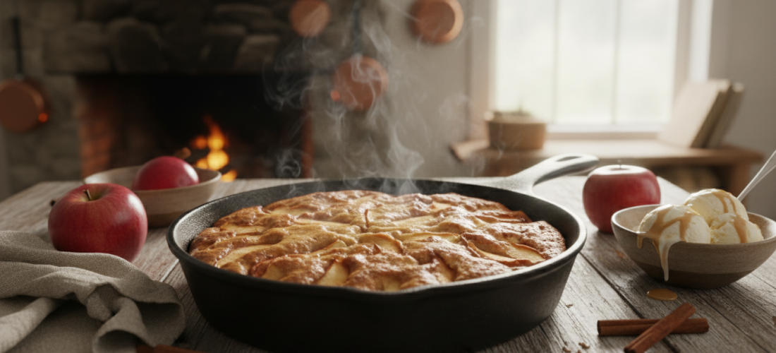 découvrez notre recette express de gâteau aux pommes à la poêle, sans four, pour un dessert gourmand et réconfortant à préparer en un rien de temps.
