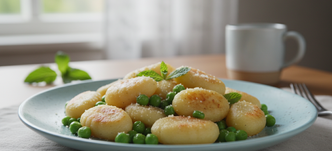 découvrez notre recette simple et délicieuse de gnocchis doux aux petits pois, parfaite pour un repas savoureux et réconfortant.