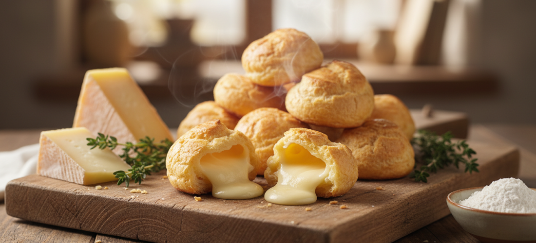 découvrez notre recette gourmande de gougères au reblochon, une délicieuse spécialité fromagère pleine de saveurs pour régaler vos papilles.