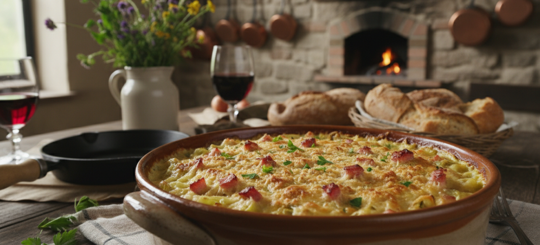 découvrez notre gratin de poireaux au jambon, un plat chaleureux et réconfortant parfait pour le mois de mars, que toute la famille apprécie dès la première bouchée.
