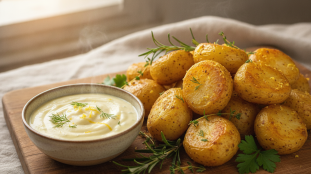 découvrez ma recette de rôti de pommes de terre au romarin et à l'ail, si savoureuse que mes invités ont cru qu'elle venait d'un restaurant. facile, parfumée et idéale pour impressionner en toute simplicité.