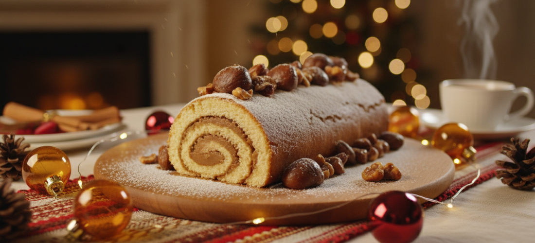 découvrez la bûche aux marrons incontournable, un dessert gourmand et magique à préparer la veille pour un noël féerique et inoubliable.