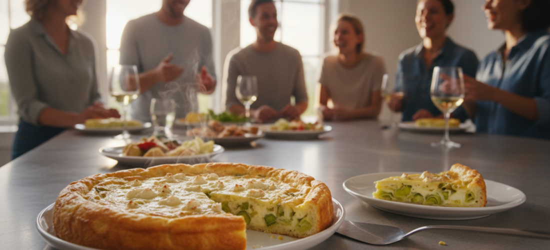 découvrez l'histoire d'une soirée inoubliable où j'ai retiré la pâte de ma quiche poireaux-chèvre, et comment cette version originale a conquis tous les convives.