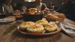 découvrez ma recette économique et savoureuse de gratin de pommes de terre garnies, un plat simple qui plaît à toute la famille et fait l'unanimité autour de la table.