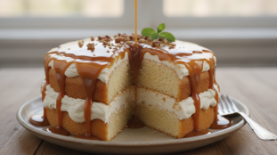 découvrez le trilèçe, ce gâteau ultra fondant aux trois laits et caramel qui fait sensation sur tiktok. une douceur irrésistible à tester absolument !