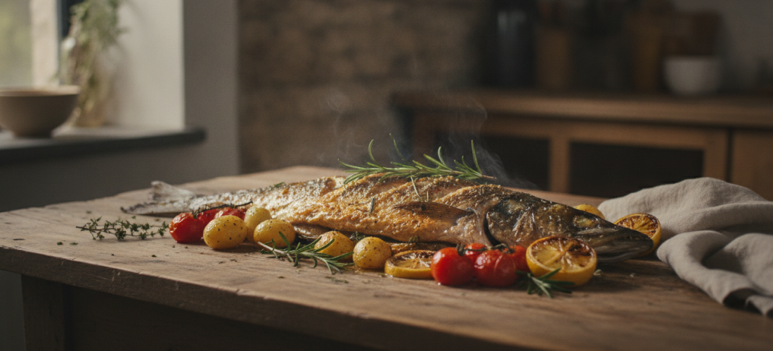 découvrez notre recette facile de merluchon rôti entier au four, alliant simplicité et saveurs authentiques pour un plat savoureux et délicieux.