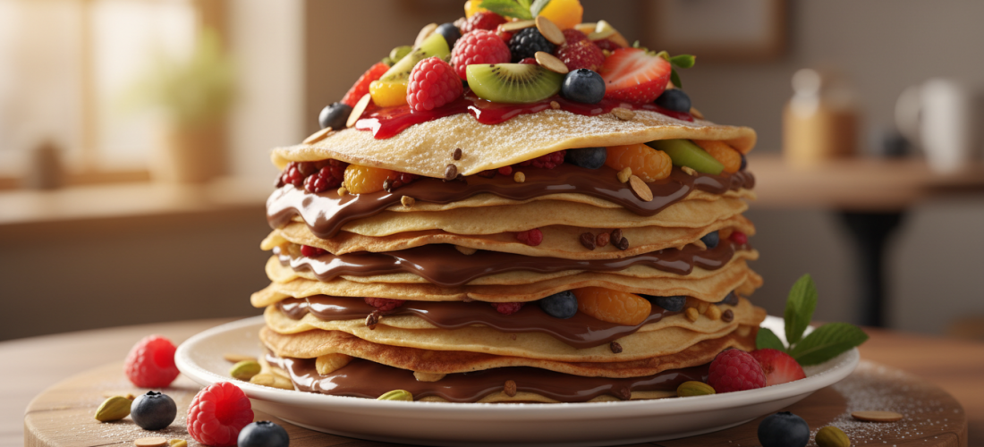 découvrez nos crêpes maison moelleuses et dorées, parfaite combinaison de douceur et d'émotion à chaque bouchée pour des moments gourmands inoubliables.