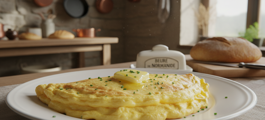 découvrez notre recette simple et rapide d'omelette au beurre normand, parfaite pour réchauffer vos journées d’hiver avec une saveur délicieusement authentique.