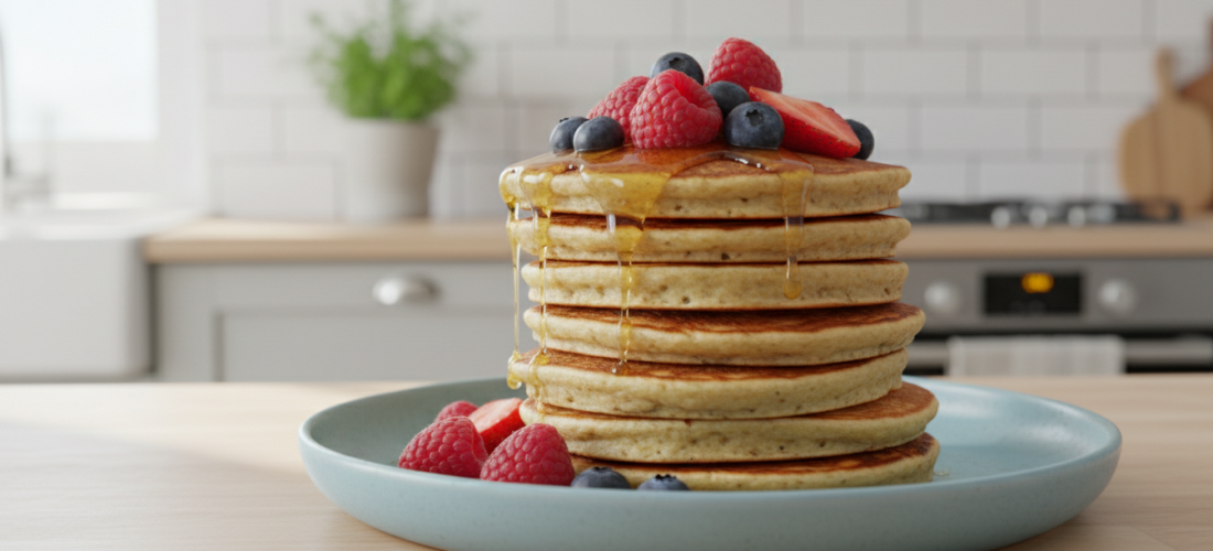 découvrez la recette facile des pancakes légers et gourmands, parfaits pour un petit-déjeuner sain et savoureux qui ravira toute la famille.