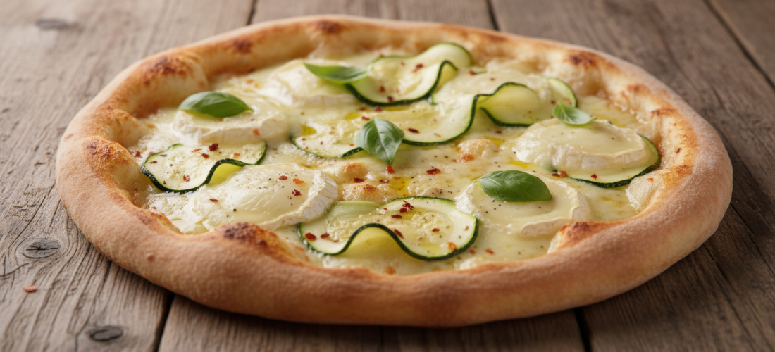 découvrez notre recette de pizza gourmande aux courgettes fondantes, brie onctueux et pâte croustillante, le secret pour des dîners savoureux et inoubliables.