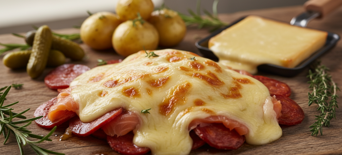 découvrez une raclette gourmande alliant chorizo épicé et saumon fumé délicat pour une explosion de saveurs audacieuses et raffinées.