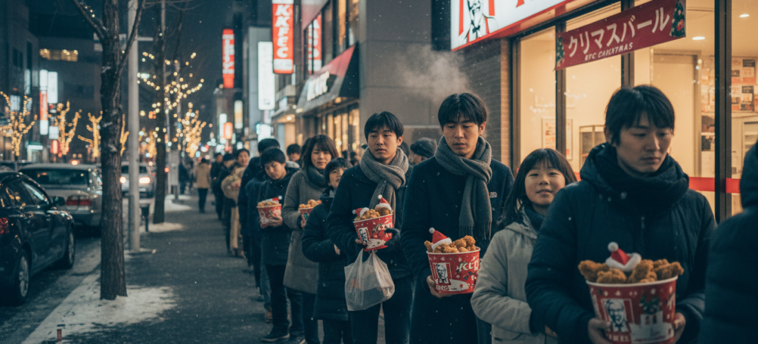 découvrez les traditions culinaires de noël les plus surprenantes à travers le monde, entre repas inattendus chez kfc et bûches audacieuses qui réinventent les fêtes.