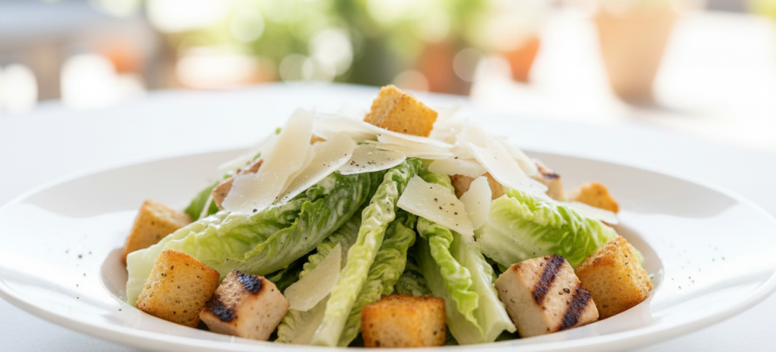 découvrez la recette classique et savoureuse de la salade césar, un incontournable qui a su séduire les palais à travers les époques. facile à préparer et toujours délicieuse !