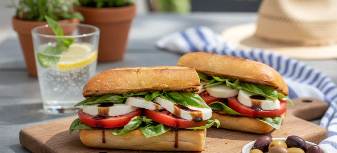 découvrez notre recette légère et minceur du sandwich fraîcheur tomate mozzarella, parfaite pour un repas sain et savoureux.