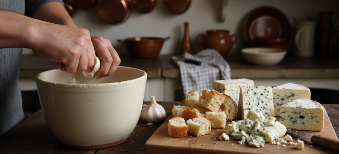 découvrez notre recette gourmande de fondue auvergnate au bleu, un délice savoureux et unique à savourer entre amis ou en famille.