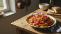 découvrez notre recette de tagliatelles légères à la basquaise, alliant saveurs gourmandes et ingrédients sains pour un repas équilibré et délicieux.