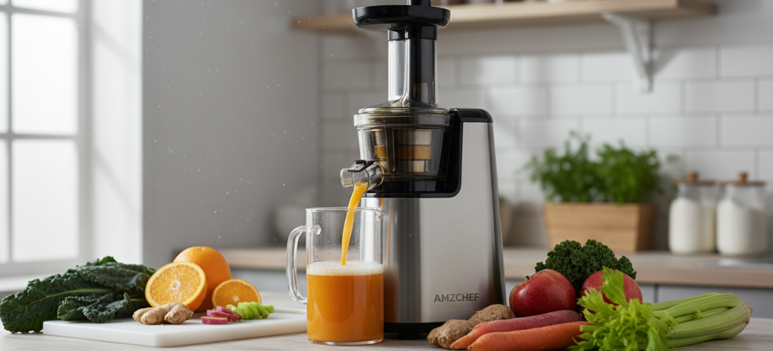 découvrez notre test complet de l'extracteur de jus amzchef : évaluez sa performance et son efficacité à froid pour des jus frais et nutritifs au quotidien.