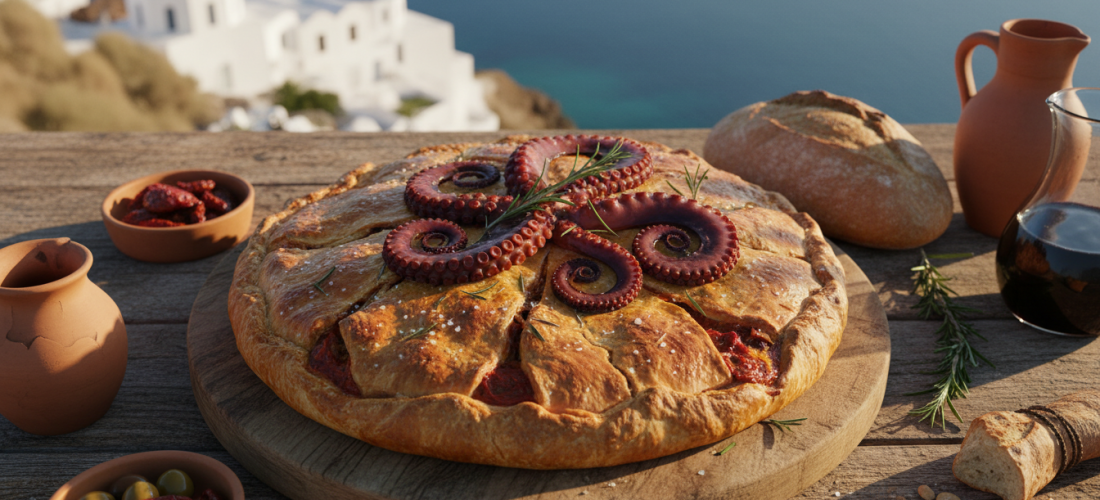 découvrez la recette traditionnelle de la tielle sétoise, une délicieuse tourte aux poulpes d'origine italienne, pour un voyage savoureux au cœur de la méditerranée.