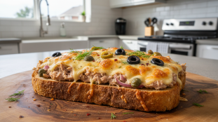 découvrez une recette simple et rapide de toast pizza express au thon, légère et sans gluten, idéale pour un repas savoureux et équilibré.