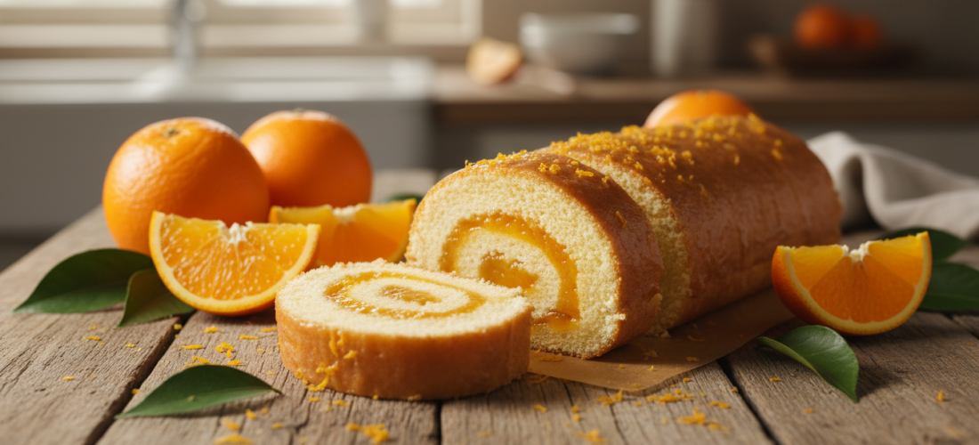 découvrez la torta de l'orange, un gâteau roulé portugais moelleux et délicieux, facile et rapide à préparer en seulement 15 minutes. parfait pour toutes vos envies gourmandes !