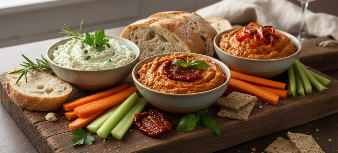 découvrez trois recettes simples et savoureuses de tartinades au fromage frais, parfaites pour un apéritif gourmand et rapide à préparer.
