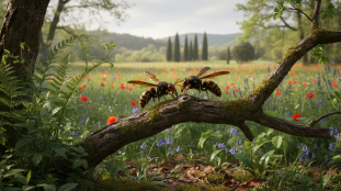 découvrez la méthode innovante d'un français pour combattre les frelons asiatiques en laissant les reines s'affronter naturellement, une solution écologique et surprenante.