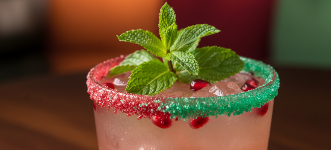 découvrez le mojito grenade aux éclats rouges et verts, une boisson fruitée et spectaculaire pour un réveillon étincelant et festif.