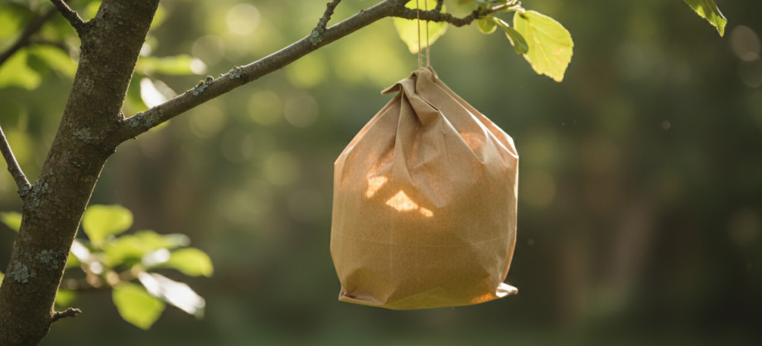 découvrez comment un simple sac en papier kraft suspendu à une branche peut devenir votre allié naturel et efficace pour éloigner les frelons asiatiques tout l'été.