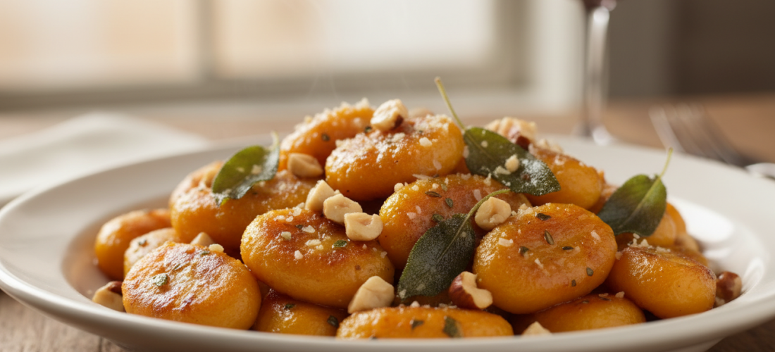 célébrez une saint-valentin gourmande et végétale avec nos gnocchis fondants à la courge, une recette délicieuse et réconfortante pour un repas amoureux et sain.