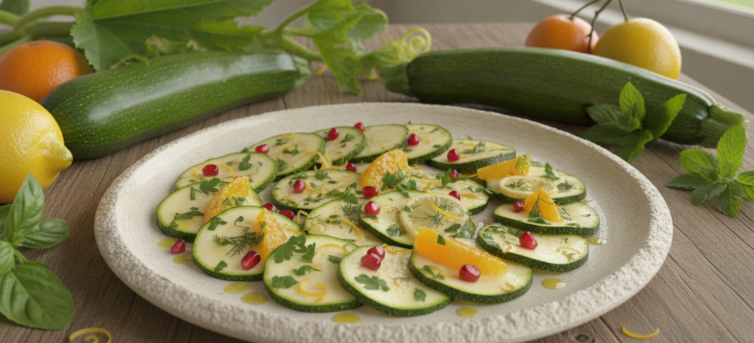 découvrez une marinade fraîche et fruitée qui sublime en légèreté vos courgettes du potager, parfaite pour une entrée savoureuse et saine.