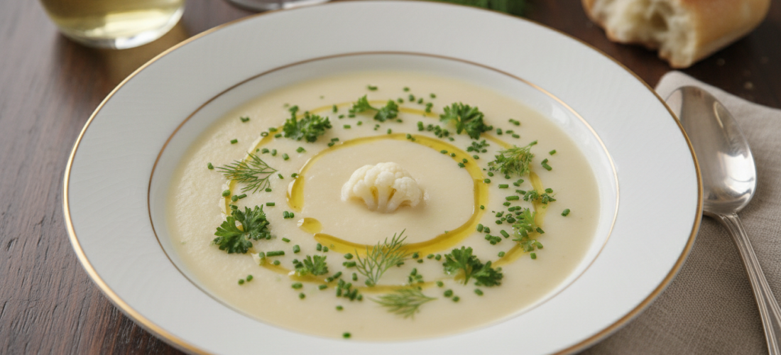 découvrez le velouté dubarry au chou-fleur, une soupe française classique qui transforme un légume humble en une délicatesse raffinée, parfaite pour réchauffer vos repas avec élégance.