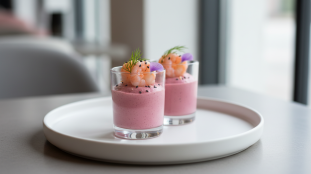 découvrez notre recette de verrines légères aux crevettes et mousse de betterave, une alliance fraîche et savoureuse parfaite pour vos apéritifs et repas estivaux.
