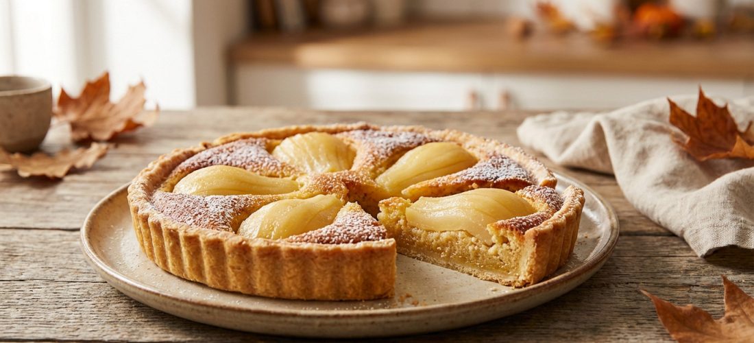 classic-tarte-bourdaloue-golden-pear-and-almond-tart